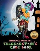 Printable Puzzle Books for Kids (Frankenstein's code book): Jason Frankenstein is looking for his girlfriend Melisa. Using the map supplied, help Jaso