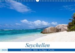 Seychellen. Sonneninseln - Mahé, La Digue, Praslin (Wandkalender 2020 DIN A3 quer)