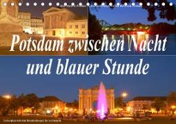 Potsdam zwischen Nacht und blauer Stunde (Tischkalender 2020 DIN A5 quer)