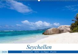 Seychellen. Sonneninseln - Mahé, La Digue, Praslin (Wandkalender 2020 DIN A2 quer)