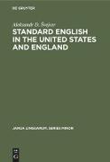 Standard English in the United States and England