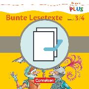 Deutsch plus - Grundschule, Bunte Lesetexte, Lesehefte Stufe 3 und 4 im Paket, Texte für Leseanfänger mit Aufgaben