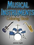 Musical Instruments Coloring Book