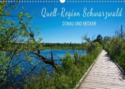 Quell-Region Schwarzwald - Donau und Neckar (Wandkalender 2020 DIN A3 quer)