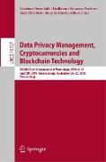 Data Privacy Management, Cryptocurrencies and Blockchain Technology