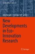 New Developments in Eco-Innovation Research