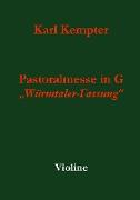 Kempter: Pastoralmesse in G. Violine