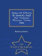 Status of Efforts to Identify Gulf War Veterans' Illnesses: Tumor Data - War College Series