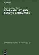 Learnability and second languages