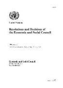 Resolutions and Decisions of the Economic and Social Council: 2017 Session, New York and Geneva, 28 July 2016 - 27 July 2017