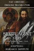 Septuagint - Orit: The Sadducees Orit