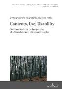 Contents, Use, Usability