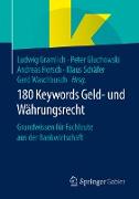 180 Keywords Geld- und Währungsrecht