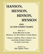 Hanson, Henson, Hinson, Hynson and Allied Family Names