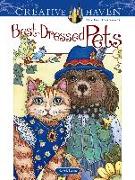 Creative Haven Best-Dressed Pets Coloring Book