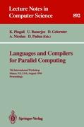 Languages and Compilers for Parallel Computing