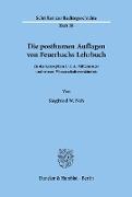 Die posthumen Auflagen von Feuerbachs Lehrbuch