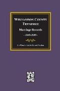 Williamson County, Tennessee Marriage Records, 1800-1850