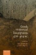 Greek Historical Inscriptions 478-404 BC