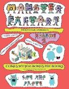 Pre K Printable Worksheets (Cut and paste Monster Factory - Volume 2): This book comes with a collection of downloadable PDF books that will help your