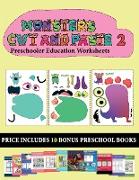 Preschooler Education Worksheets (20 full-color kindergarten cut and paste activity sheets - Monsters 2): This book comes with collection of downloada