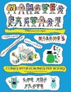 Worksheets for Kids (Cut and paste Monster Factory - Volume 3): This book comes with collection of downloadable PDF books that will help your child ma