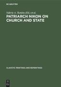 Patriarch Nikon on Church and State