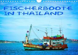 Fischerboote in Thailand (Wandkalender 2020 DIN A4 quer)