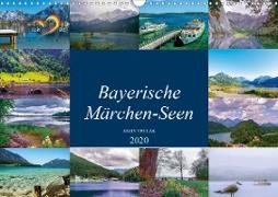 Bayerische Märchen-Seen (Wandkalender 2020 DIN A3 quer)