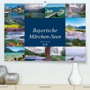 Bayerische Märchen-Seen (Premium, hochwertiger DIN A2 Wandkalender 2020, Kunstdruck in Hochglanz)