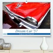 Dream Car '57 - Dodge im Swept Wing Look (Premium, hochwertiger DIN A2 Wandkalender 2020, Kunstdruck in Hochglanz)