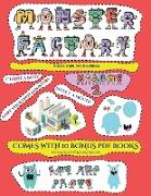 Preschool Workbooks (Cut and paste Monster Factory - Volume 2): This book comes with a collection of downloadable PDF books that will help your child