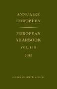 European Yearbook / Annuaire Européen, Volume 53 (2005)