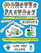 Preschool Workbooks (Cut and paste Monster Factory - Volume 3): This book comes with collection of downloadable PDF books that will help your child ma