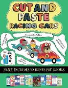 Art projects for Children (Cut and paste - Racing Cars): This book comes with collection of downloadable PDF books that will help your child make an e