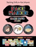 Teaching Kids to Use Scissors (Face Maker - Cut and Paste): This book comes with a collection of downloadable PDF books that will help your child make