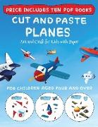 Art and Craft for Kids with Paper (Cut and Paste - Planes): This book comes with collection of downloadable PDF books that will help your child make a