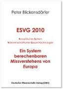ESVG 2010. Europäisches System Volkswirtschaftlicher Gesamtrechnungen