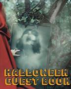 Halloween Red Cape Scary Mega Guest book 474 pages 8x10