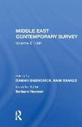 Middle East Contemporary Survey, Volume X, 1986