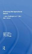 Financing The Agricultural Sector