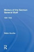 History Of The German General Staff 1657-1945
