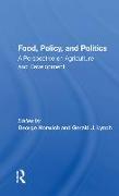 Food, Policy, And Politics