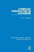 Complex Predicates in Japanese