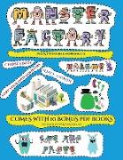 Pre K Printable Worksheets (Cut and paste Monster Factory - Volume 3): This book comes with collection of downloadable PDF books that will help your c