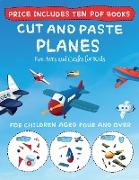 Fun Arts and Crafts for Kids (Cut and Paste - Planes): This book comes with collection of downloadable PDF books that will help your child make an exc