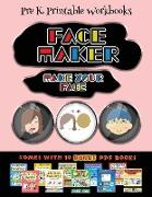 Pre K Printable Workbooks (Face Maker - Cut and Paste): This book comes with a collection of downloadable PDF books that will help your child make an