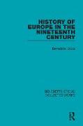 History of Europe in the Nineteenth Century