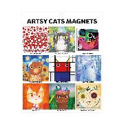 Artsy Cats Magnets