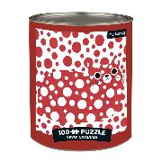 Yayoi Catsama Artsy Cats 100 Piece Puzzle Tin